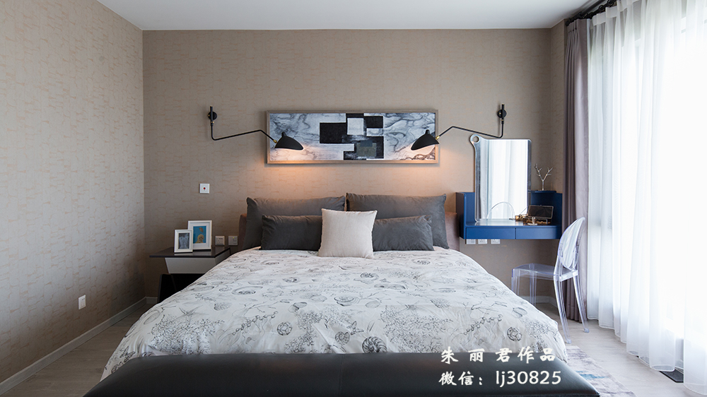 简约 二居 卧室图片来自一道伍禾装饰在北京当代MOMA-摩登静度空间设计的分享