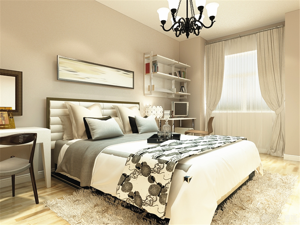卧室图片来自阳光力天装饰在简约  程林里  50㎡的分享