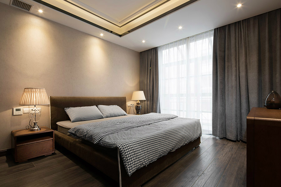 简约 别墅 白领 收纳 旧房改造 80后 小资 舒适 温馨 卧室图片来自fy1831303388在远大林语城的分享