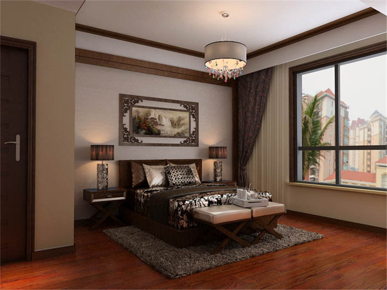 中式 卧室图片来自安豪装饰在绿城百合公寓的分享