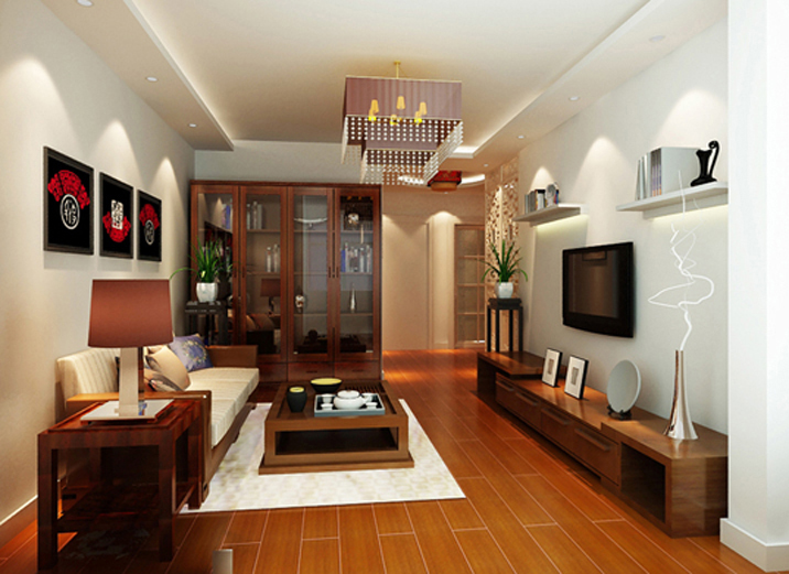 橡树湾 两居室 老人房 现代风格 客厅图片来自天津梵客家装Q在天津梵客家装83平两居室新中式的分享
