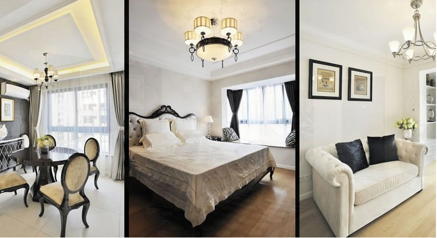 简约 欧式 混搭 四居室 白领 80后 卧室图片来自成都V2装饰在安静、气质的高贵美的家的分享