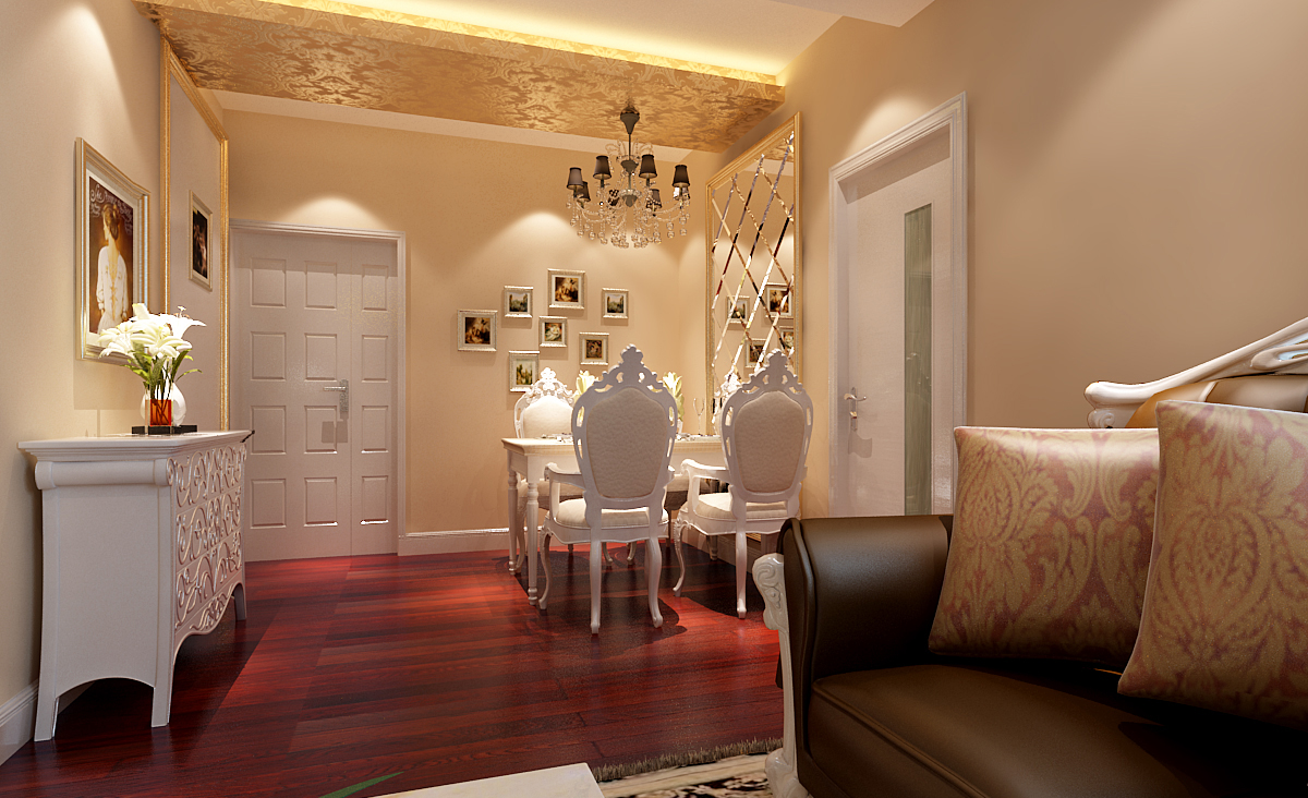 橡树湾 两居室 简欧风格 天津梵客 餐厅图片来自天津梵客家装Q在天津梵客家装85平两居室简欧风格的分享