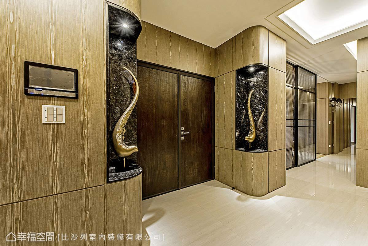 大户型 收纳 现代 两户合并 客厅图片来自幸福空间在线条艺术 演绎双拼660平大宅的分享