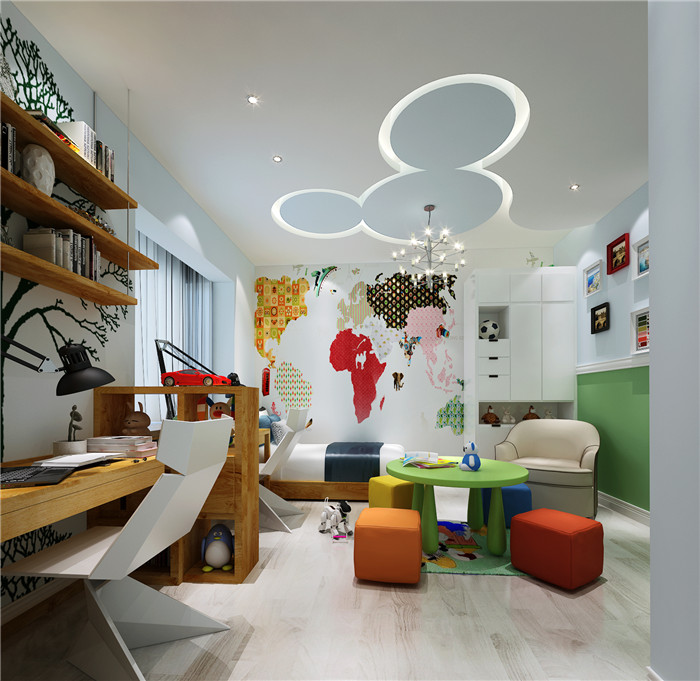 卧室图片来自JingYiPrize人居空间设计大赛在白艳飞-大湖山庄的分享