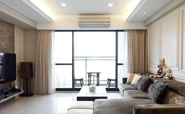 三居 阳台图片来自上海潮心装潢设计有限公司在丹桂花园125平美式风格三室装修的分享
