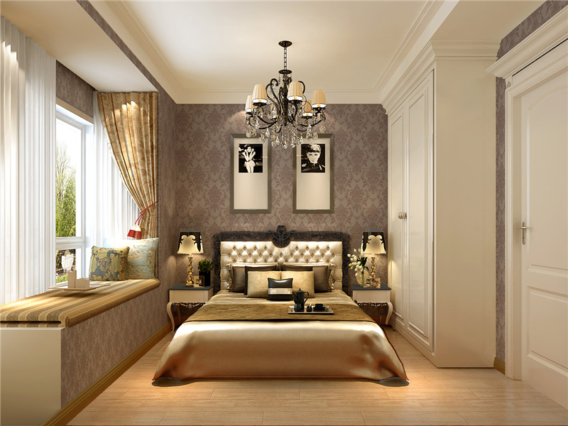 欧式 四居 复式 收纳 小资 卧室图片来自沙漠雪雨在240平米华丽浪漫欧式大宅的分享