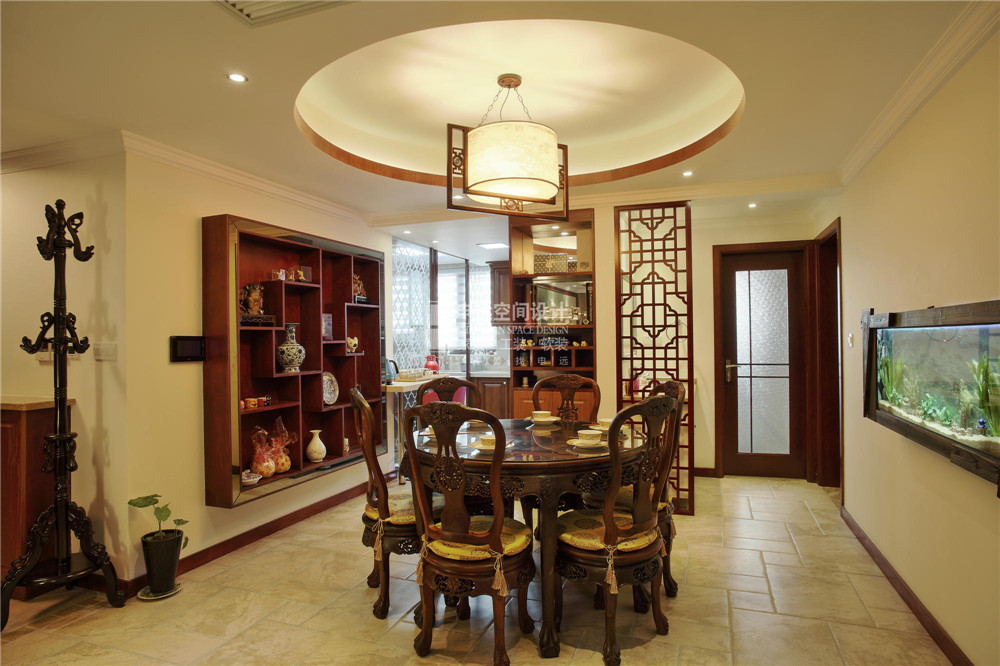 中环国际 三居 中式 申远 装修 设计 白领 餐厅图片来自申远-小申在中环国际 127平  中式风的分享