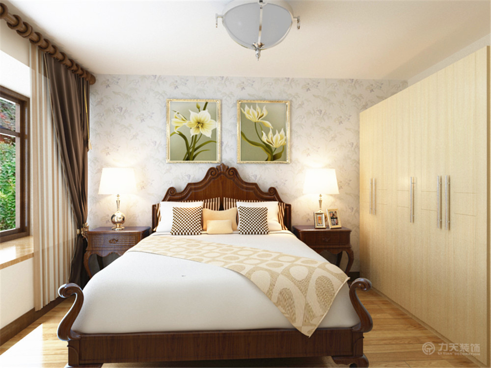 卧室图片来自阳光力天装饰在新中式风格  远洋风景  76㎡的分享