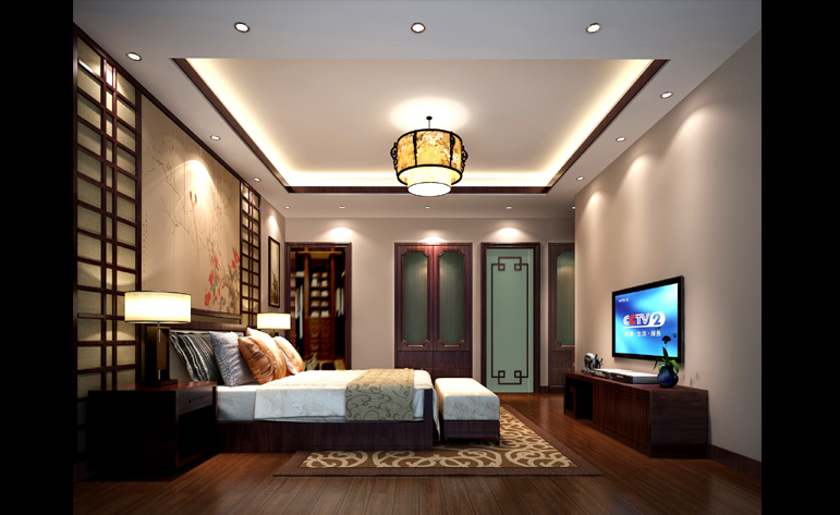 卧室图片来自半城烟沙5949758236在恒大华府——中式风格的分享