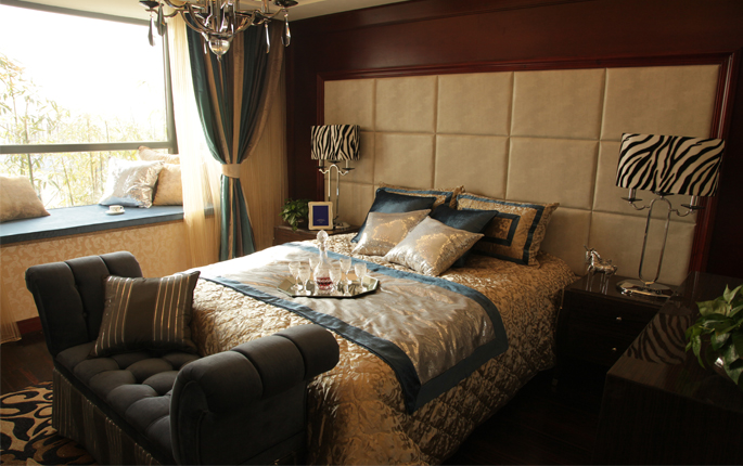 简约 欧式 新古典 三居 收纳 卧室图片来自成都V2装饰在香草慕斯，岁月流连的分享