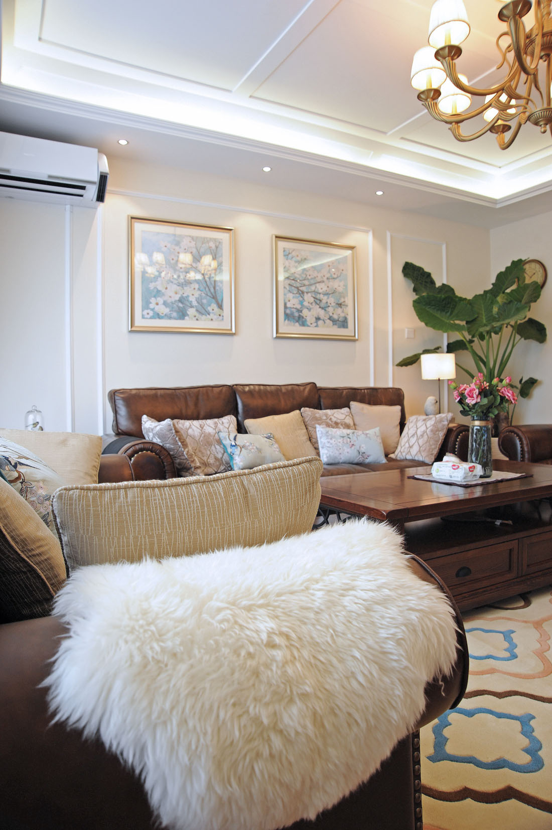 三居 美式 客厅图片来自徐春龙设计师在美丽传说的分享