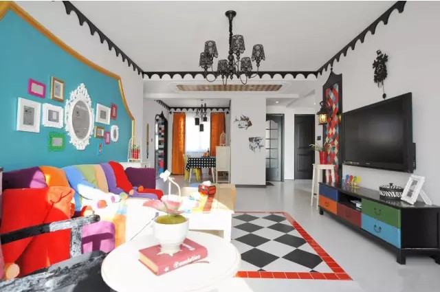 简约 二居 客厅图片来自实创装饰上海公司在“好色”90后的88㎡两居的分享