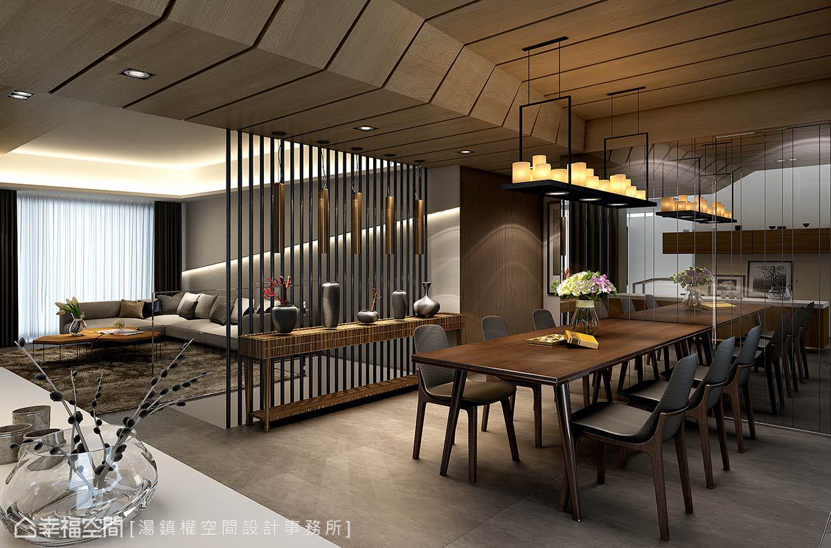 现代 禅风 三居 收纳 餐厅图片来自幸福空间在225平浓禅风的现代简约面向的分享