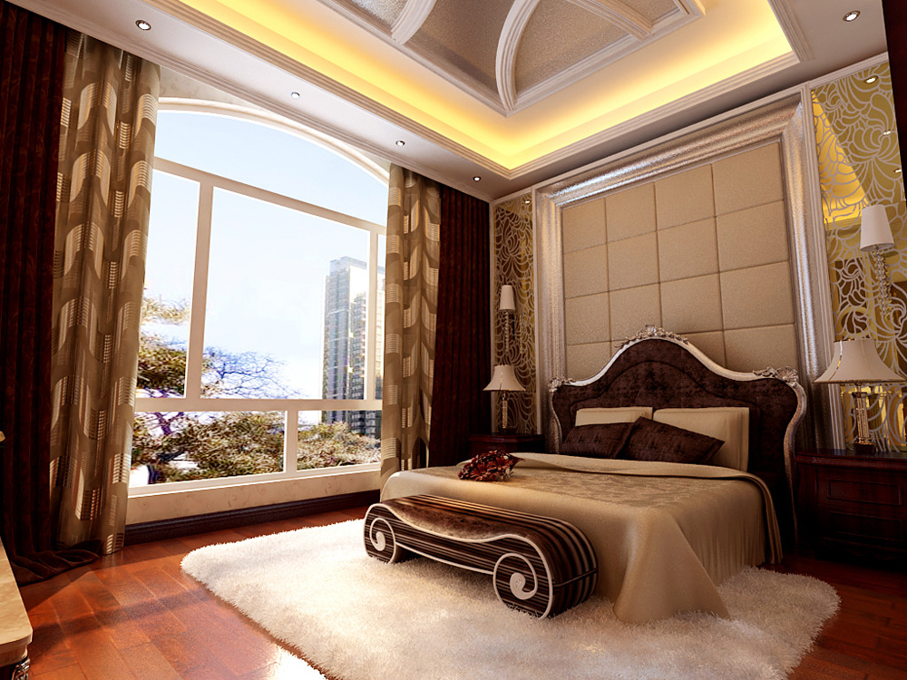 欧式 古典 浪漫 别墅 卧室图片来自tjsczs88在古典舒适的生活环境的分享