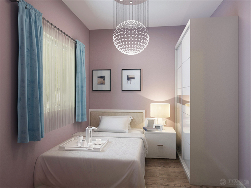 二居 简约 现代 白领 收纳 卧室图片来自阳光力天装饰在力天装饰-和苑70㎡的分享
