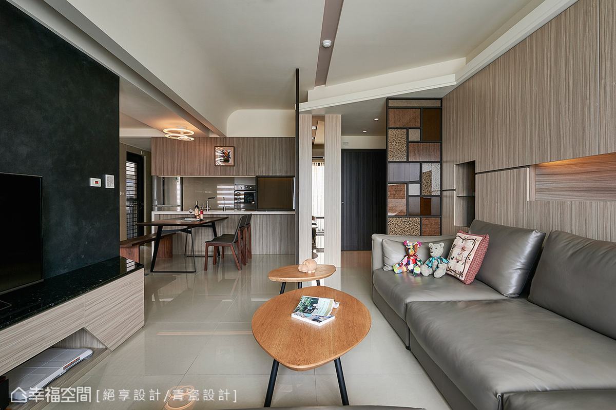 二居 现代 收纳 简约 客厅图片来自幸福空间在116平一次到位的完美住宅的分享