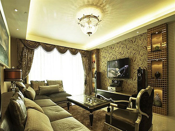 简约 欧式 三居 白领 80后 客厅图片来自成都V2装饰在120平现代三室两厅公寓装修的分享