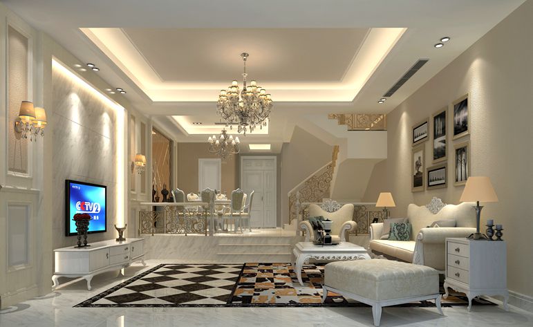 欧式 别墅 毛坯 居众装饰 客厅图片来自用户1252123063在安静、祥和的家的分享