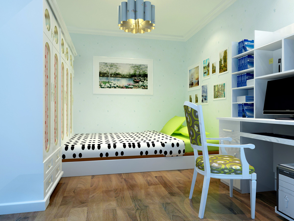 简约 欧式 二居 温馨 温色调 卧室图片来自tjsczs88在温色系温馨简欧风的分享