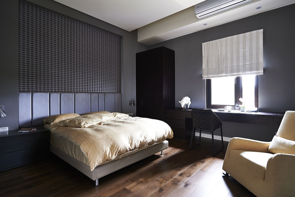 混搭的 卧室图片来自安豪装饰在保利西山林语四居室混搭分格的分享