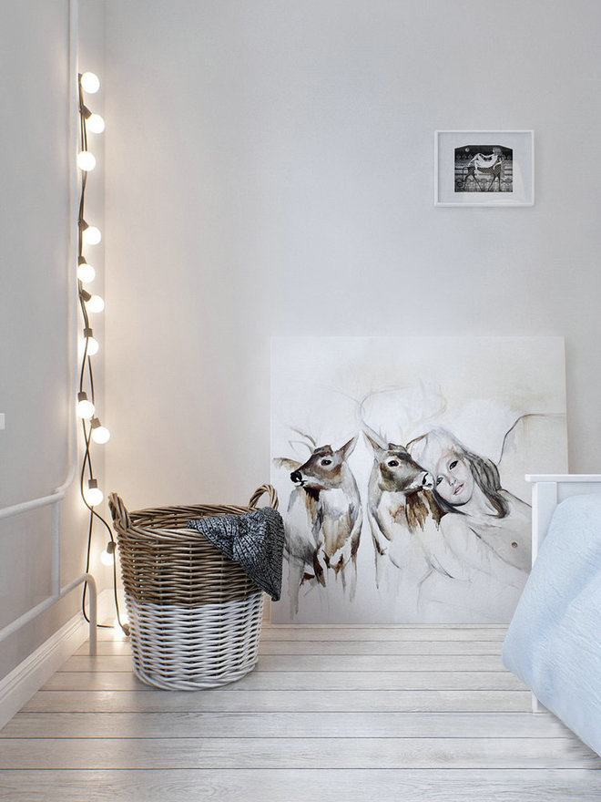 简约 三居 卧室图片来自一道伍禾装饰在春波碧草-北欧简约风的分享
