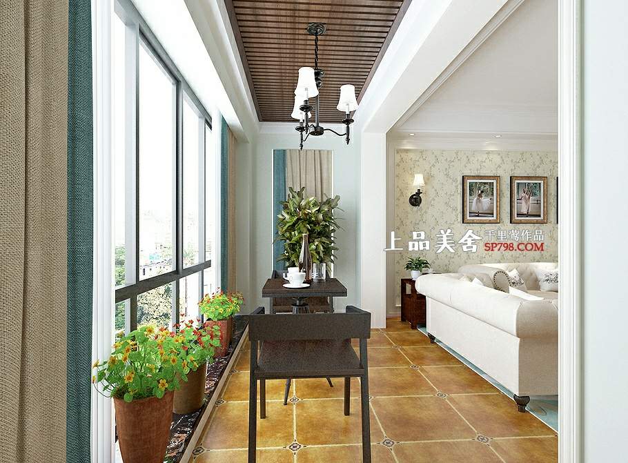 三居 阳台图片来自刘耀成在《浅吟风雅》长沙市鑫远和城的分享