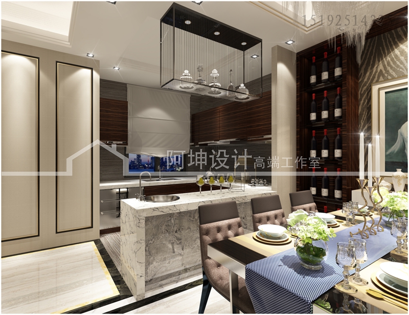 别墅 欧式 实创装饰 餐厅图片来自快乐彩在康大国色天香564平现代奢华的分享