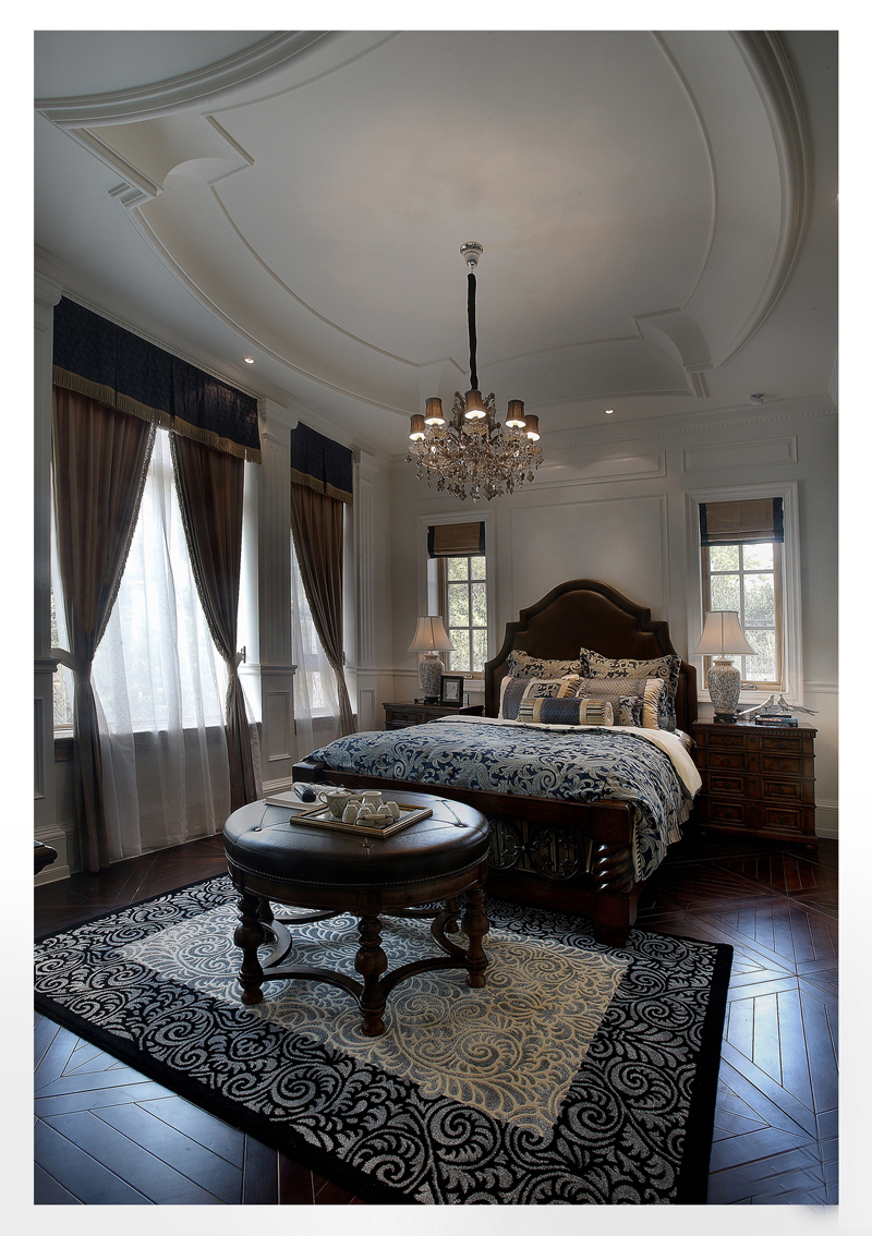 欧式 别墅 卧室图片来自张勇高级室内设计师在凯德麓语欧式设计案例效果展示的分享