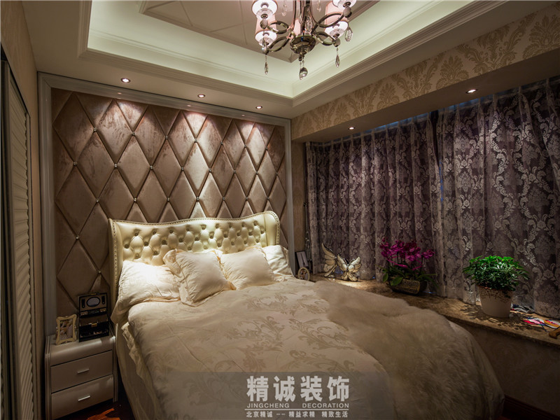 三居 别墅 后现代风格 新房 卧室图片来自北京精诚兴业装饰公司在上谷水郡的178平的三居室的分享