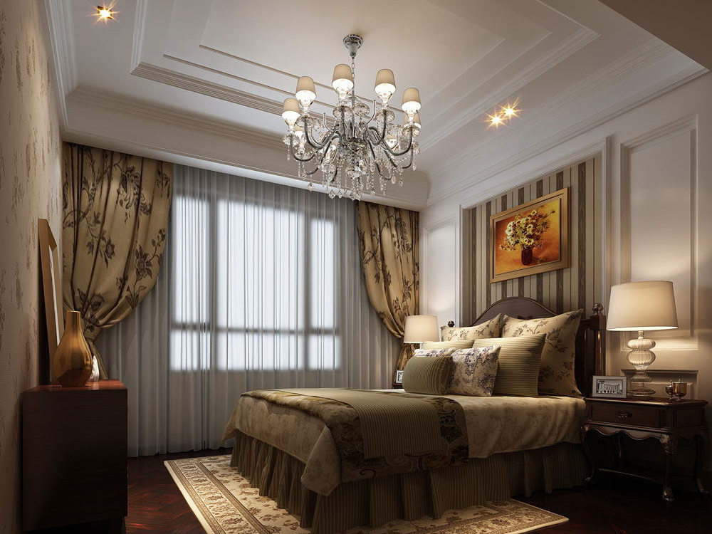 美式 四居 浪漫 自由 卧室图片来自tjsczs88在自由浪漫的美式风格的分享