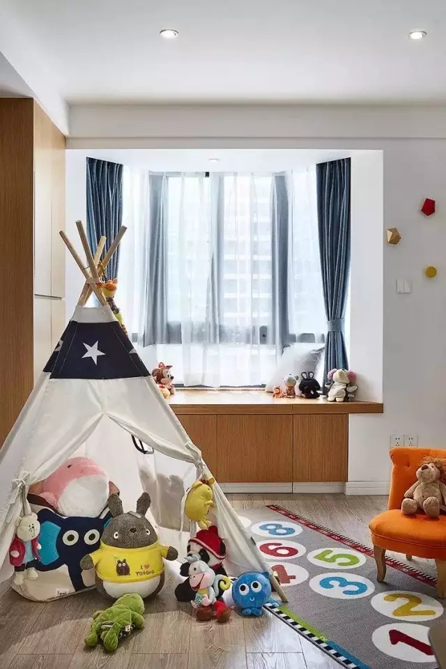 简约 北欧风格 三居 儿童房图片来自实创装饰上海公司在150平北欧现代风的分享