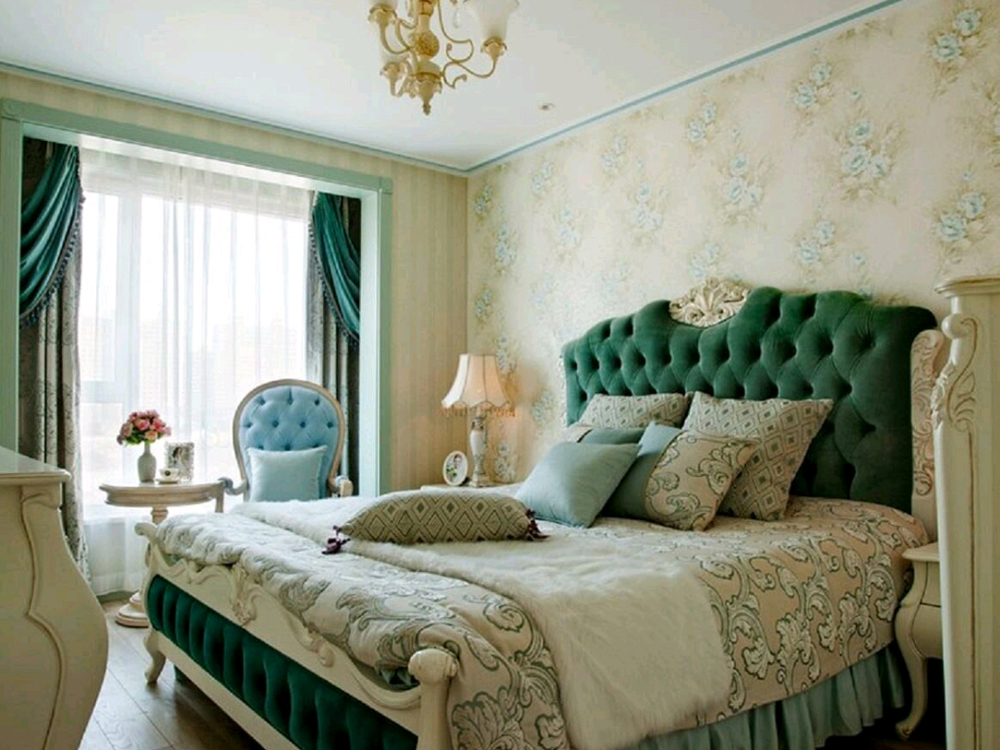 法式 糖果色 浪漫 唯美 小清新 别墅 卧室图片来自tjsczs88在浪漫甜美糖果色，清新法式唯美风的分享