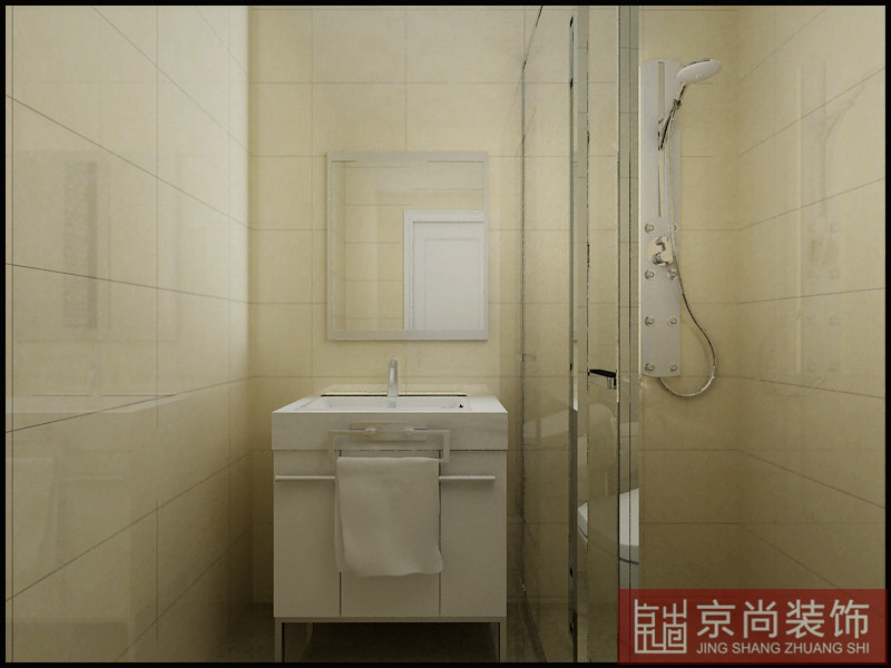 中式 小资 白领 卫生间图片来自天津京尚装饰在花样年华郡 中式风格的分享
