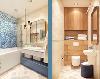 卫生间被分为两个区域，盥洗室的原木色温暖舒适
洗浴区考虑到容易着水，使用了马赛克瓷砖。
这样的干湿分区真是做到了极致。