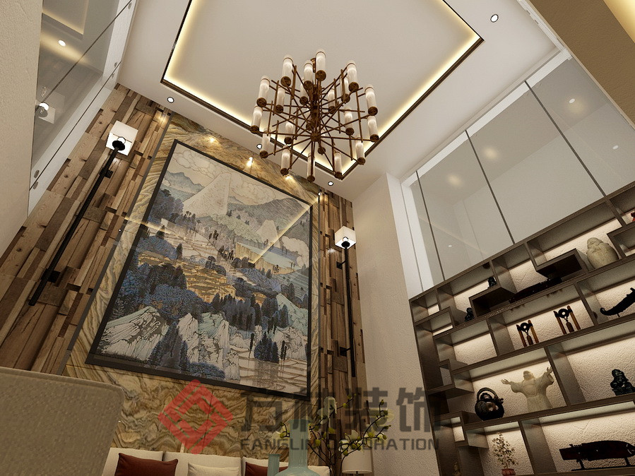 中式 新中式 白领 80后 小资 收纳 客厅图片来自方林装饰在中海城提香140平中式风格的分享