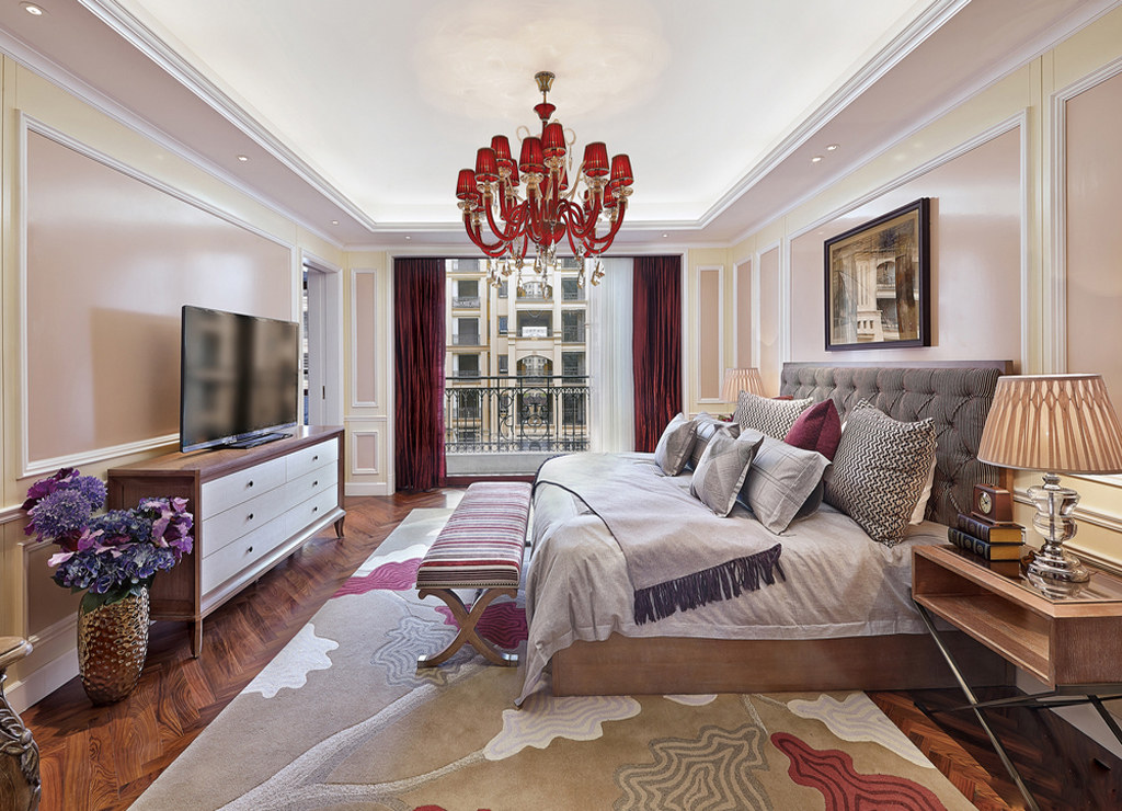 四居 美式 白领 小资 卧室图片来自九鼎建筑装饰工程有限公司成都分在戛纳里城的分享
