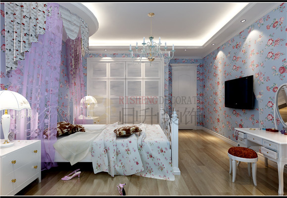 欧式 西安装修 日升装饰 卧室图片来自日升装饰公司在永和坊210平米欧式设计理念的分享