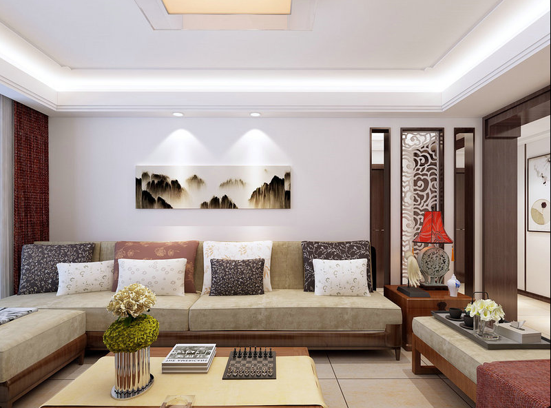 新中式 客厅图片来自苹果装饰在中式家居浓 与木香随行的分享