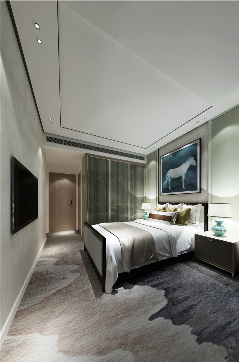 卧室图片来自JingYiPrize人居空间设计大赛在袁鹏鹏-万江黄金铺华府的分享