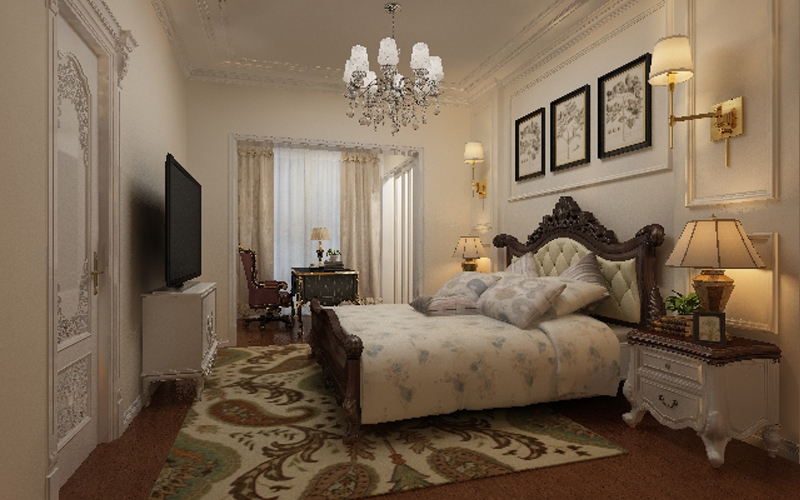欧式 白领 旧房改造 80后 小资 卧室图片来自深圳自然元素装饰在深圳市-宝安区-假日名居设计方案的分享