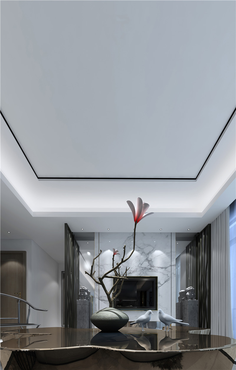 客厅图片来自JingYiPrize人居空间设计大赛在袁鹏鹏-万江黄金铺华府的分享