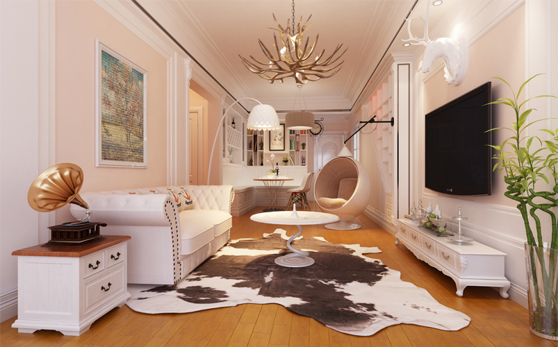 简约 二居 旧房改造 现代 客厅图片来自深圳自然元素装饰在深圳市-南山区-华晖云门设计方案的分享