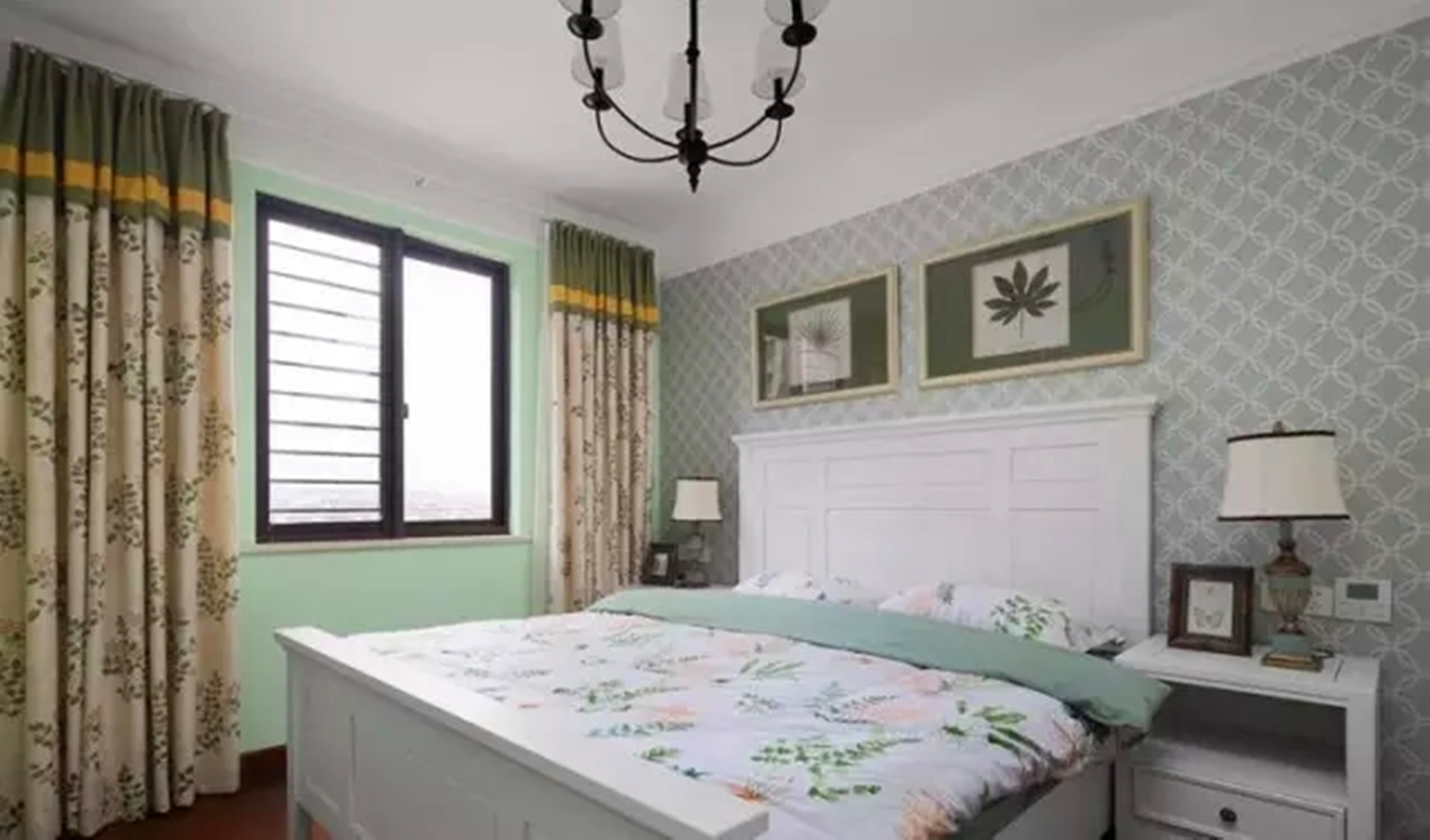 混搭 欧式 美式 四居 卧室图片来自高度国际装饰宋增会在长楹天街小区140平美式混搭的分享