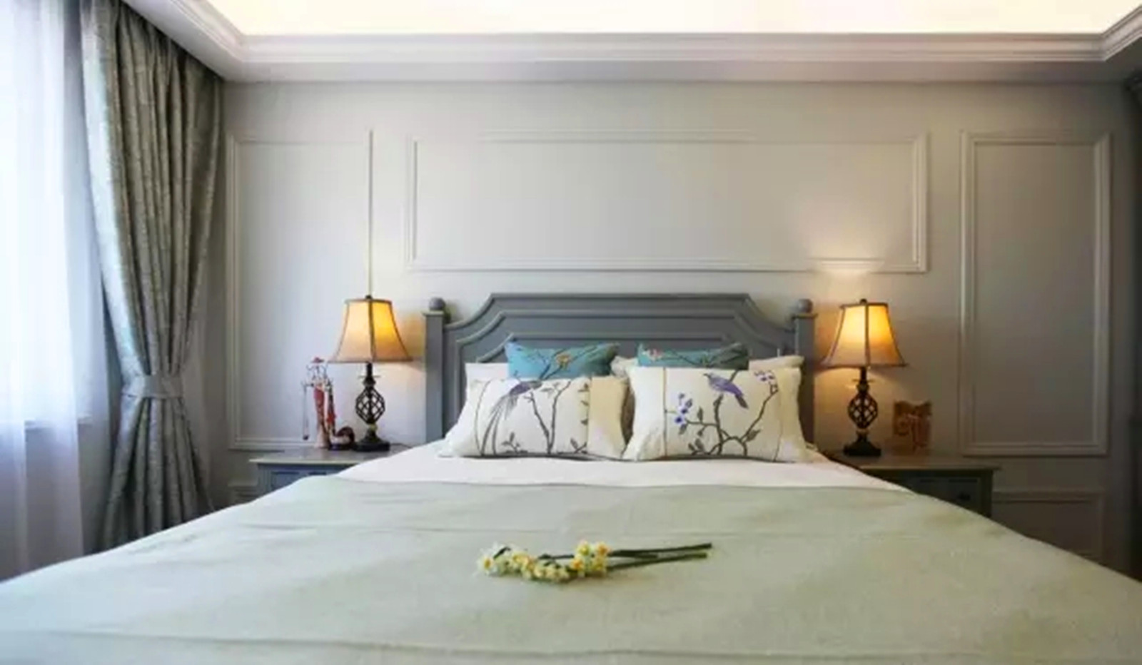三居 中式 混搭 卧室图片来自高度国际装饰宋增会在观宏福苑小区120平中式混搭的分享