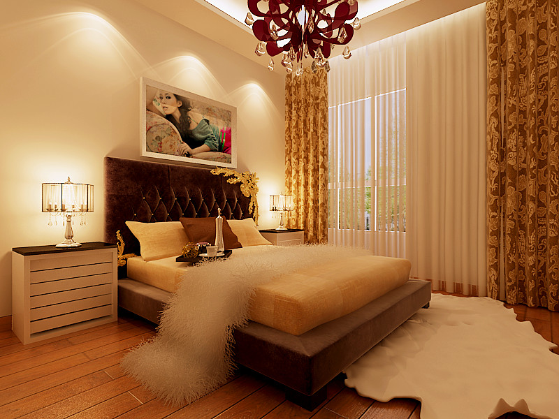新古典 白领 欧式 卧室图片来自天津京尚装饰在京尚装饰-宝安-新古典两居88㎡的分享
