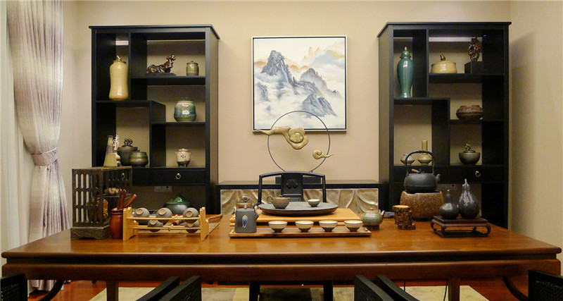中式 书房图片来自张勇高级室内设计师在北京院子中式设计案例效果展示的分享