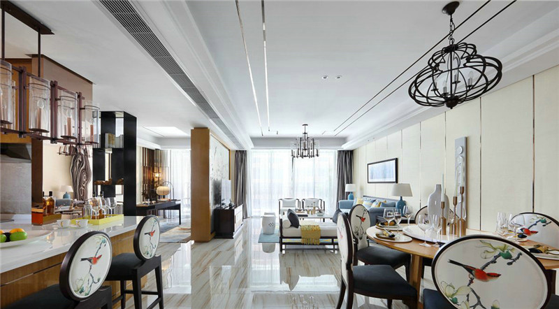 中式 简约 客厅图片来自张勇高级室内设计师在北京院子中式设计案例效果展示的分享