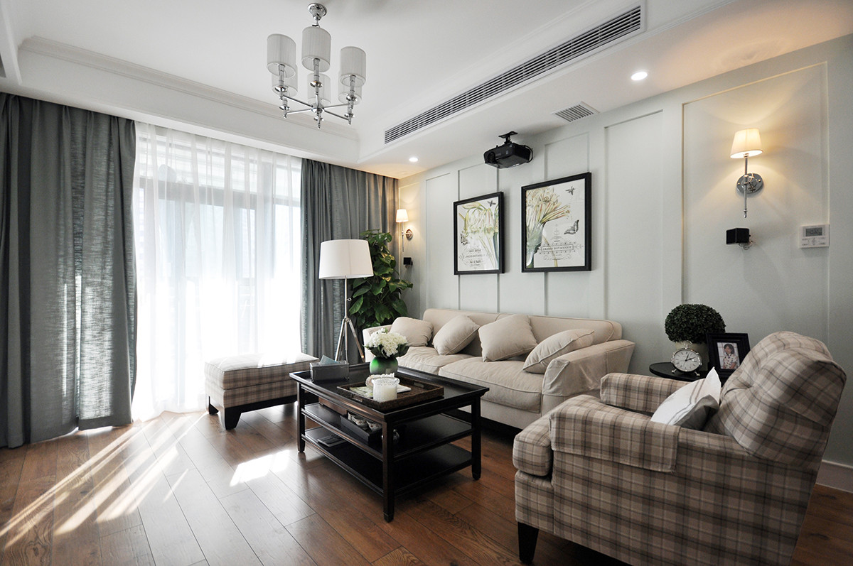 简约 混搭 客厅图片来自重庆优家馆装饰在“现代美式简约”案例的分享