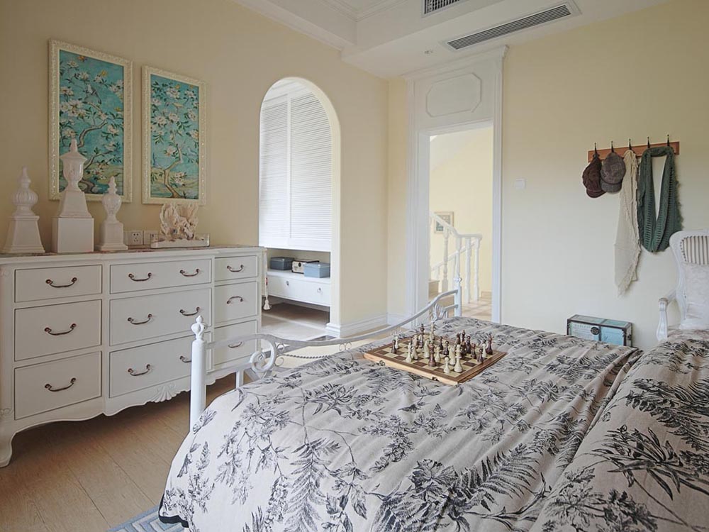 三居 叠拼 地中海 卧室图片来自tjsczs88在清新阳光海蓝风，浪漫优雅地中海的分享